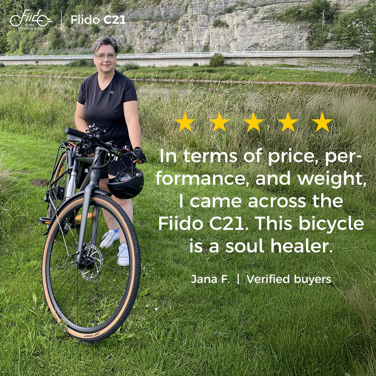 Fiido C21 E-Gravel E-Bike for Urban and Gravel Riding