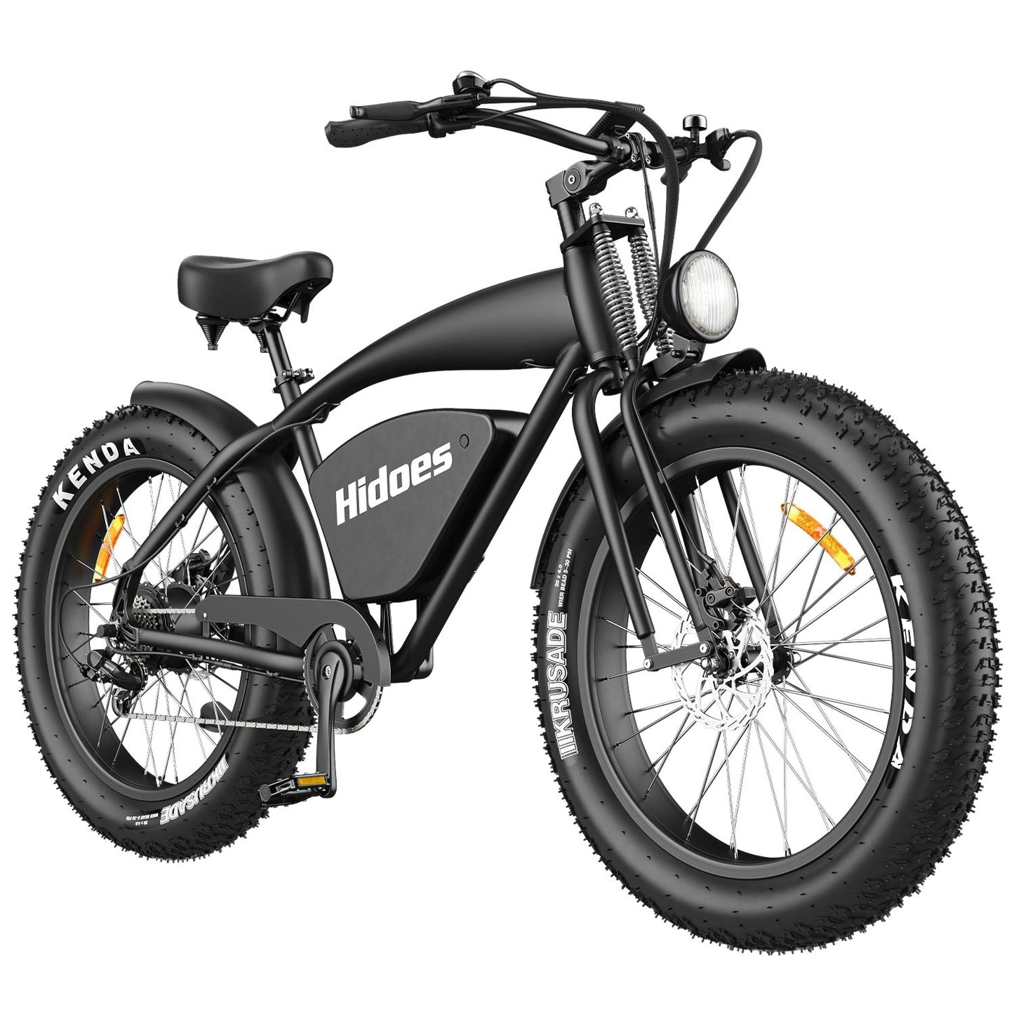 Hidoes® B3 -1200W Retro Vintage Fat Tyre Electric Bike